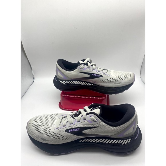 Brooks Adrenaline Gts 23 Womens 8 B Gray Mesh Athletic Running Shoes 1203811B039 - Picture 2 of 8